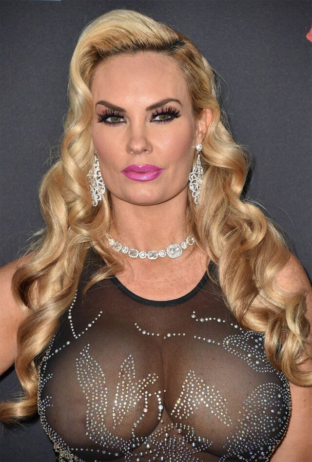 Coco Austin’s Huge Boobs in Black Lace Outfit on the Redcarpet free nude pictures