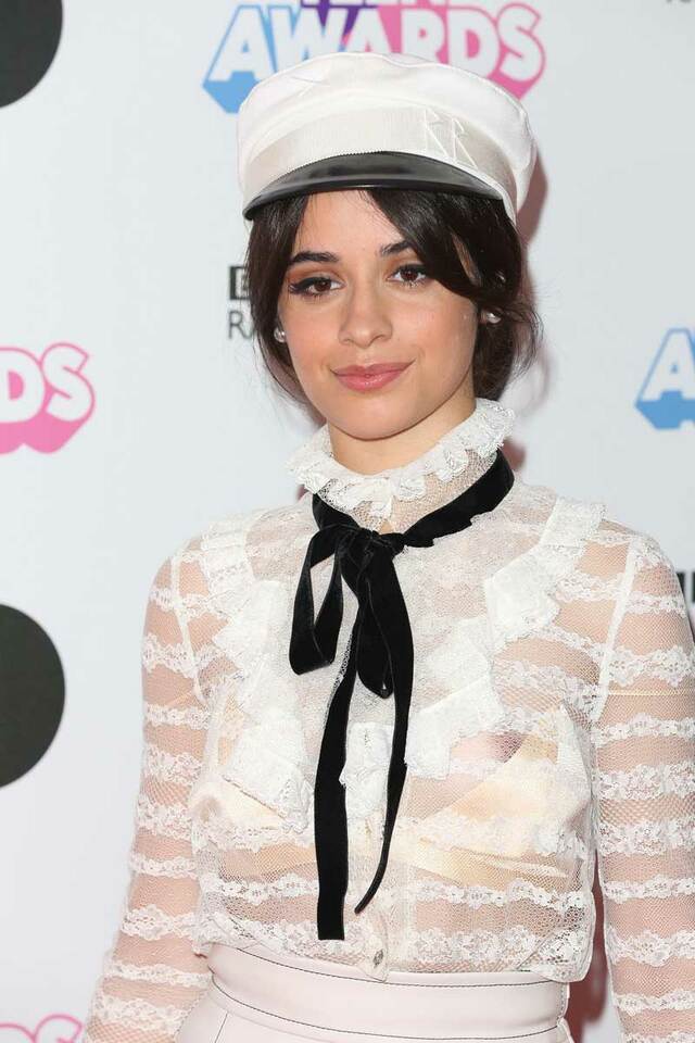 Camilla Cabello Areola Peek in Lacy See Through Top free nude pictures