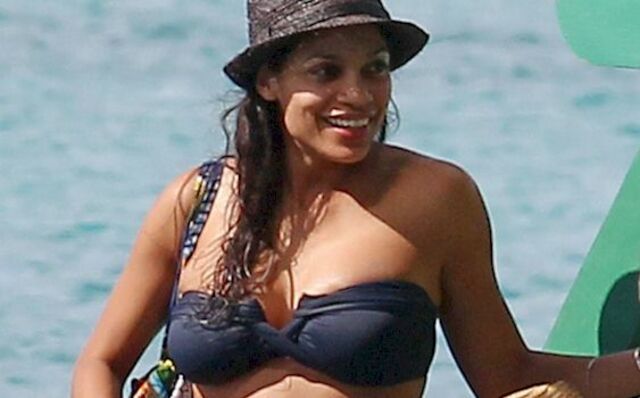 Rosario Dawson Topless in Barbados free nude pictures