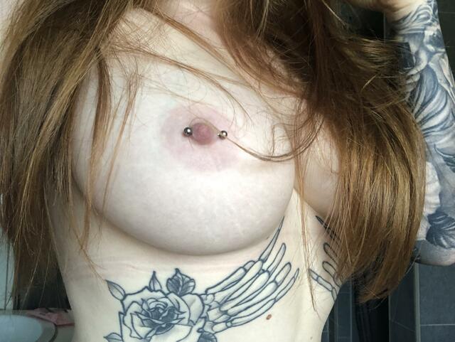 Hope you like pierced nipples as well 😘 free nude pictures