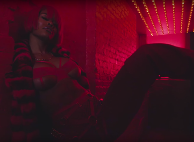 Teyana Taylor Sizzles In Red Hot Lingerie For Her New “Work That Pussy” Vid free nude pictures