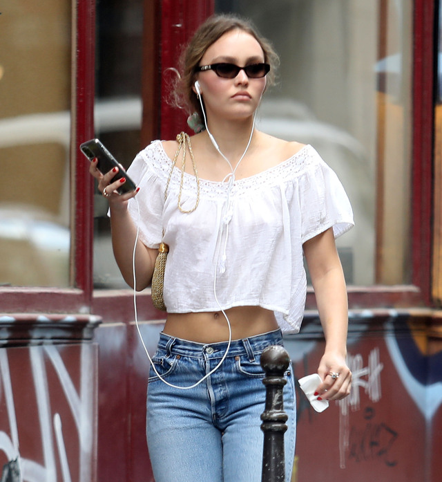 Lily Rose Depp Braless  free nude pictures