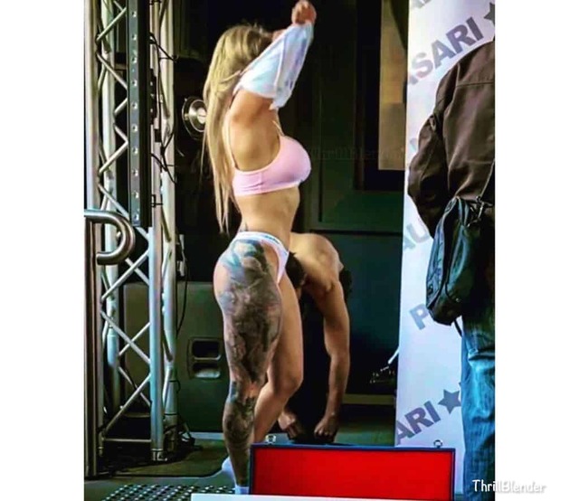 The Knockout Who Can Really Knock You Out – “Blonde Bomber”  Ebani Bridges (Pics) free nude pictures