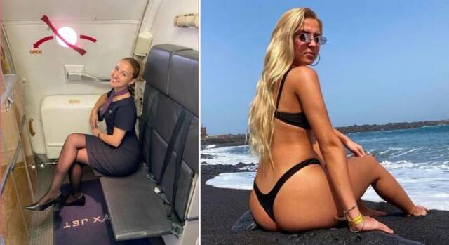 Stunning Flight Attendants Showcased Both In and Out of Uniform free nude pictures