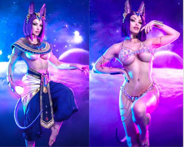 Embellished Lord Beerus from DBZ cosplay vs Lewds (AzuraCosplay) free nude pictures