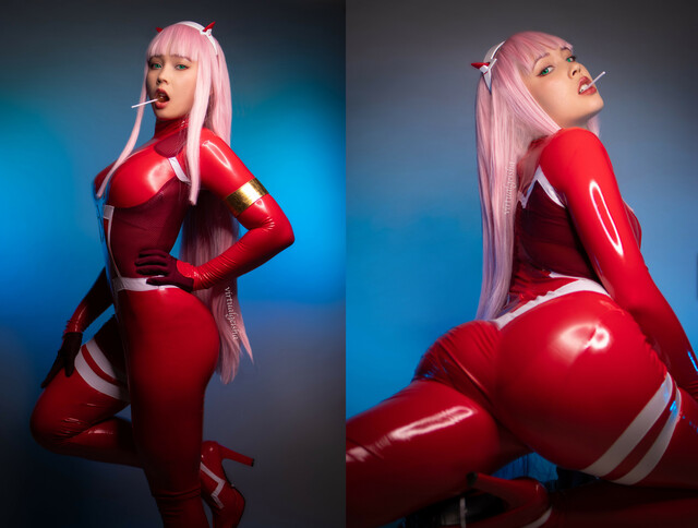 Zero Two from Darling in the Franxx by VirtualGeisha free nude pictures