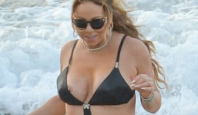 Mariah Carey Bikini Nip Slip! free nude pictures