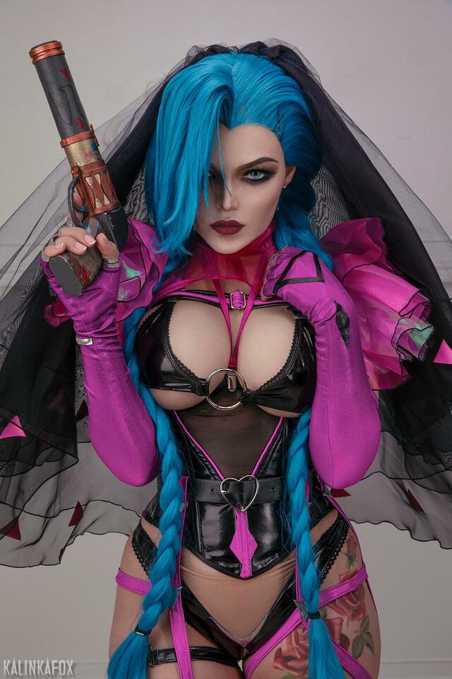 Jinx version by Kalinka Fox [League of Legends] free nude pictures