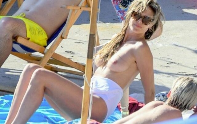Heidi Klum Caught Topless in Capri! free nude pictures
