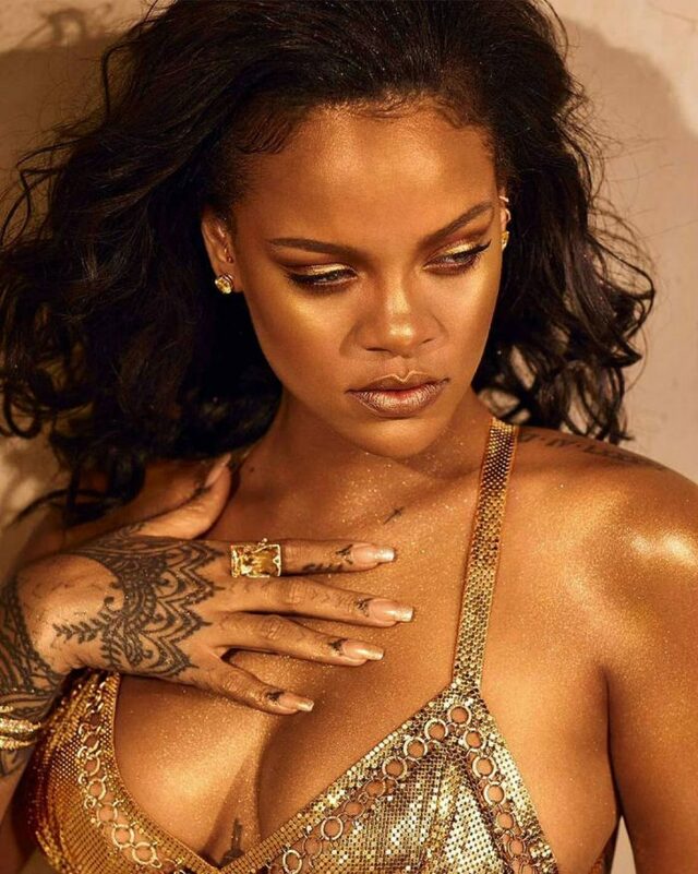 Rihanna – Fenty Beauty Body Lava free nude pictures