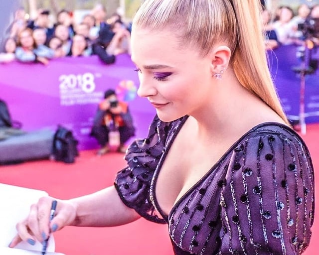Chloe Moretz Proudly Shows Off Her New Tits In A Nude Video free nude pictures