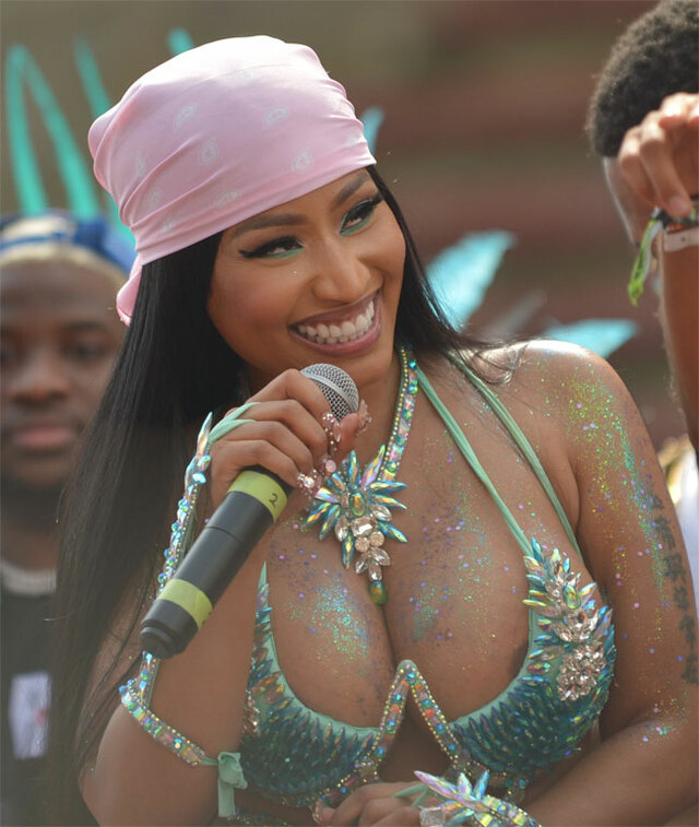 Nicki Minaj Areola Peek at the 2020 Mardi Gras Celebration free nude pictures