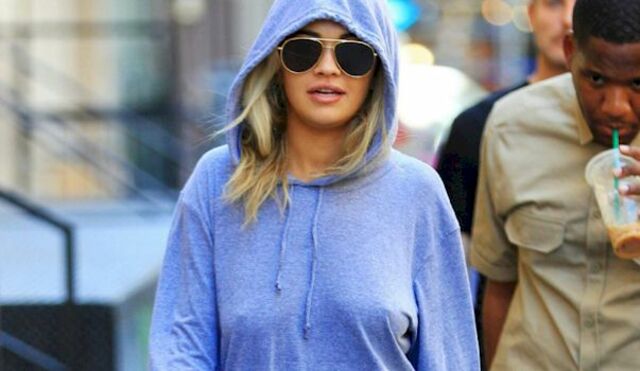 Rita Ora Braless in a Hoodie! free nude pictures