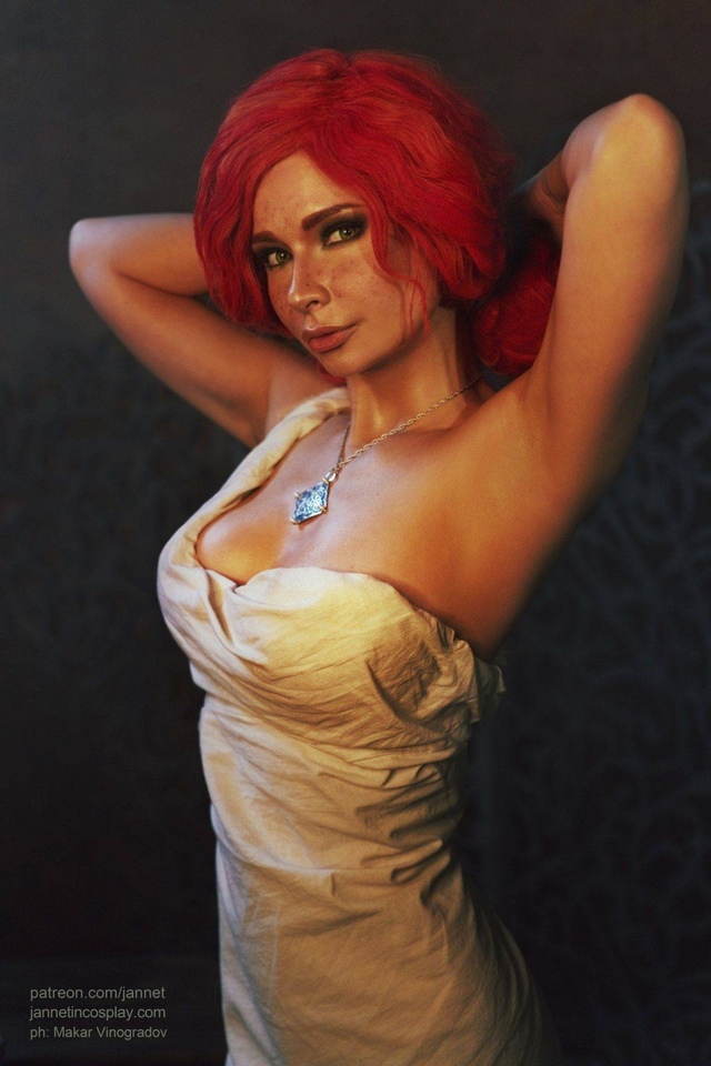 Triss Merigold (The Witcher), cosplay by JannetIncosplay.~ free nude pictures