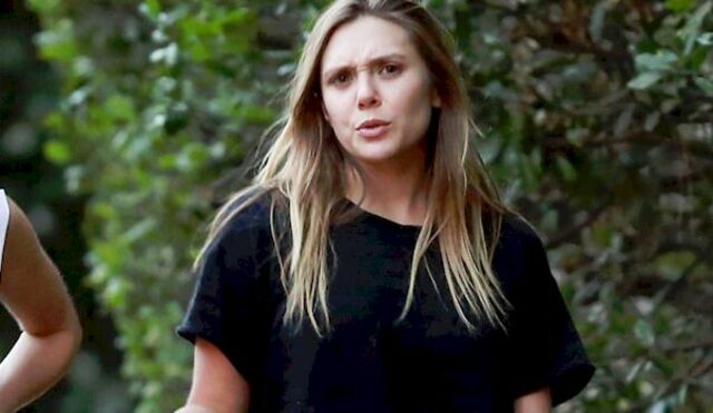 Elizabeth Olsen Going for a Walk in Leggings! free nude pictures