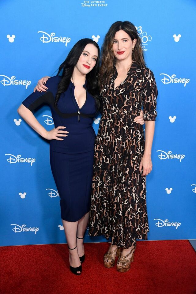 Kat Dennings Cleavage at the Disney + Event! free nude pictures