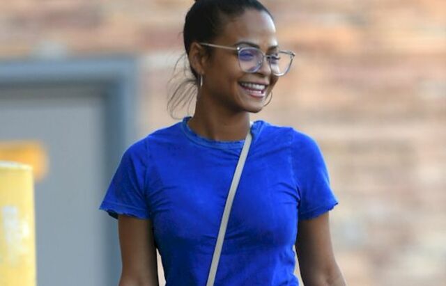 Christina Milian Pokies in Blue! free nude pictures