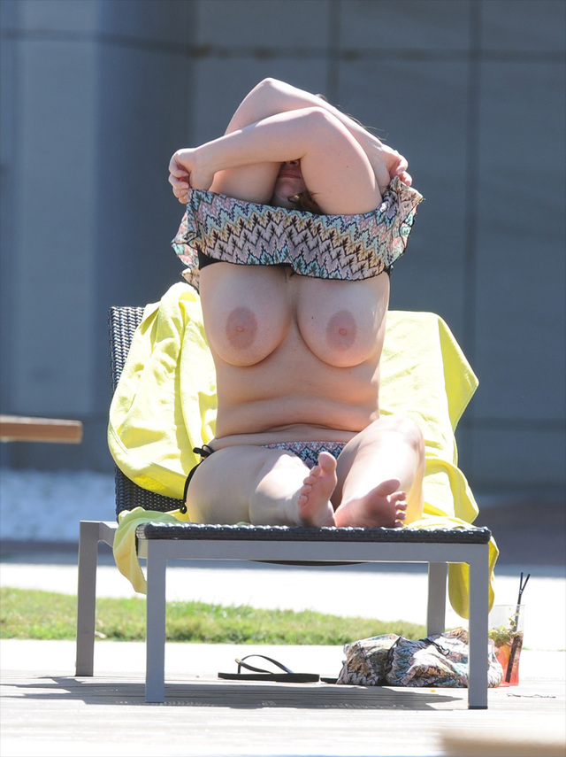 Chanelle Hayes Huge Naked Tits While Sunbathing free nude pictures