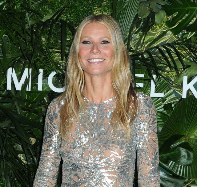 Gwyneth Paltrow Nipples in See Through Lacy Gown free nude pictures