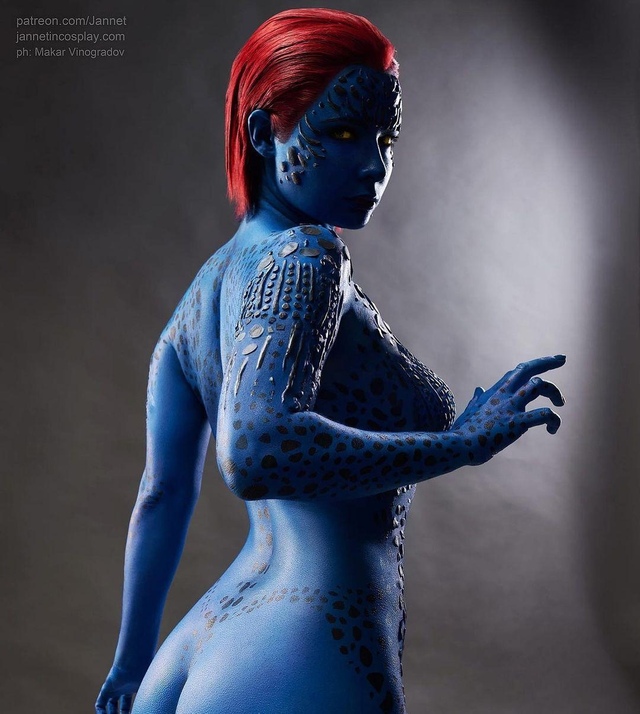 [self] Mystique (X-Men), by me.~ free nude pictures