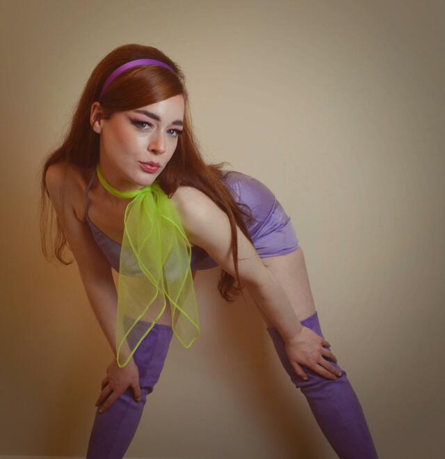 Rita Peach as 1960s Daphne From Scooby Doo💜 [OP] free nude pictures