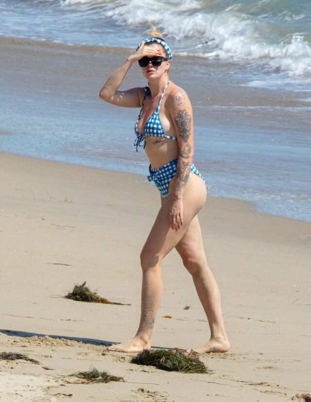Ireland Baldwin at the Beach  free nude pictures