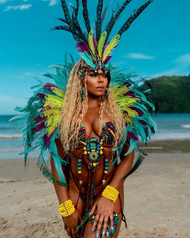 Ashanti at the Trinidad and Tobago Carnival! Babe Stare pic