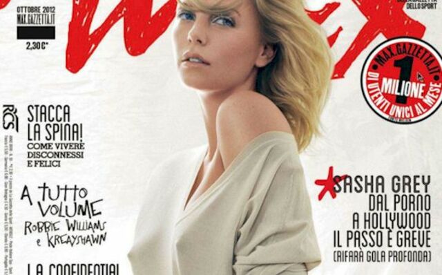 Charlize Theron See Through on the Cover of Max free nude pictures