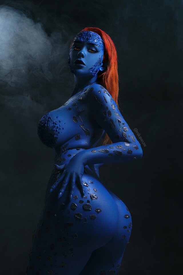 Mystique (By nikawuw) free nude pictures