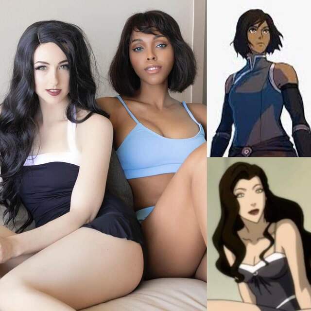 Cutiepiesensei and Kira Kelly as Korra and Asami free nude pictures