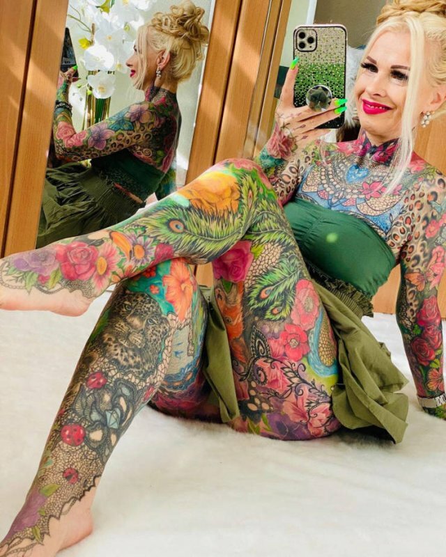 Kerstin Tristan Spent Over 30 Thousand Euro On Bright Tattoos free nude pictures