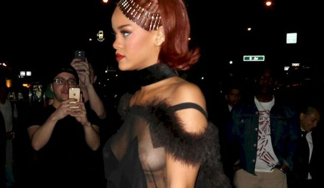Rihanna Nip slip at Met Gala After Party! free nude pictures