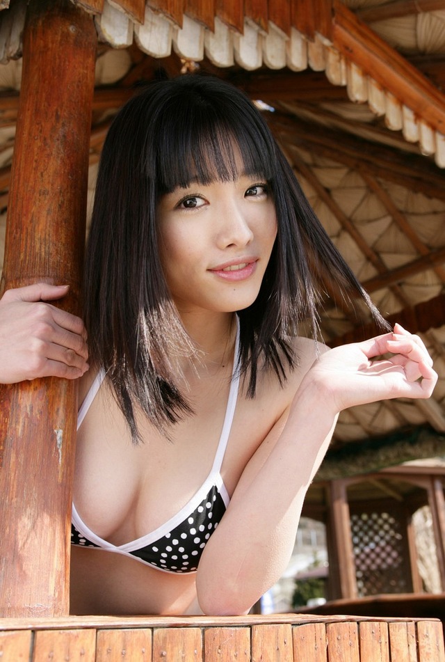 Anna Konno on private beach free nude pictures