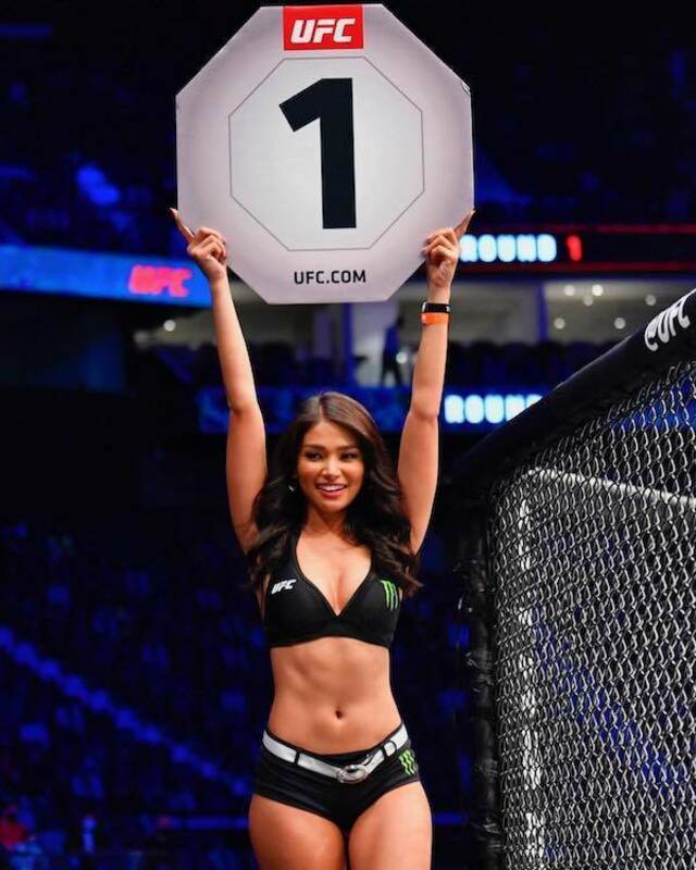 Brutally Hot UFC Ring Girl free nude pictures
