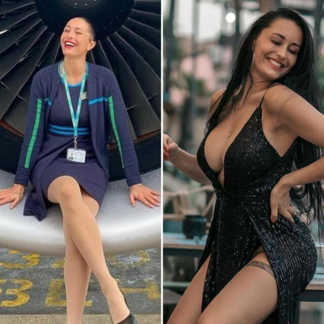 Hot Flight Attendants With And Without Their Uniforms (PICS + GIFS) free nude pictures