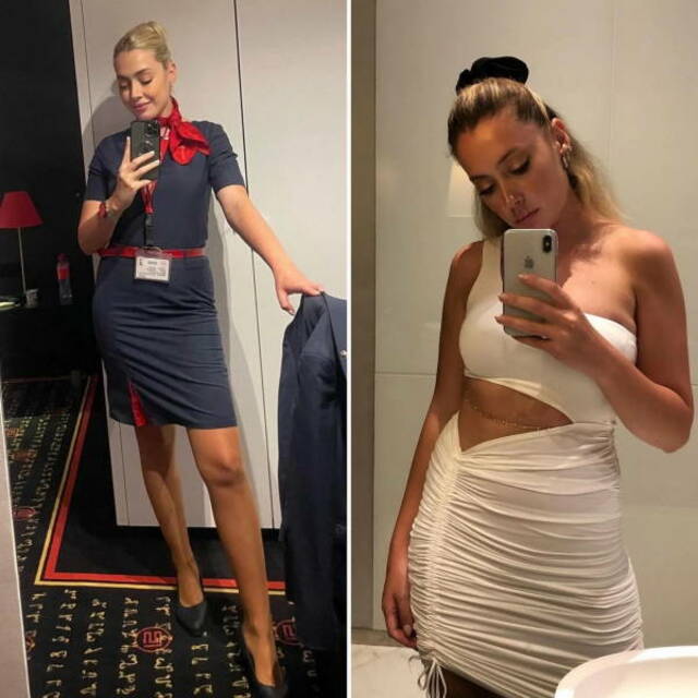 Hot Flight Attendants With And Without Their Uniforms (PICS + GIFS) free nude pictures