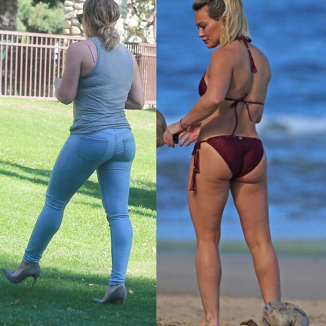 Hilary Duff, this is how a look like perfect natural body and booty free nude pictures