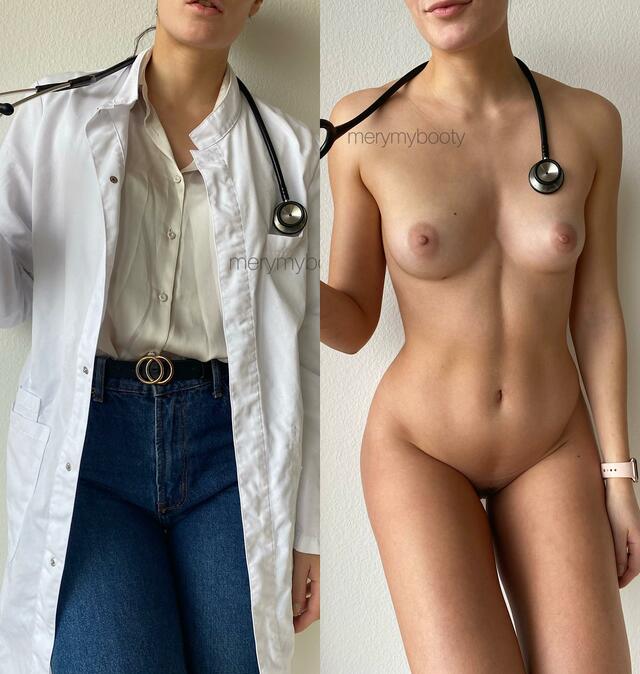 If you were wondering how your future doc looks underneath. So would you mind being my patient ? free nude pictures