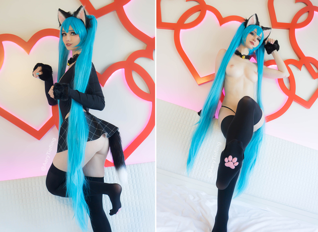 Hatsune Miku from Vocaloid by Aery Tiefling [OC] free nude pictures