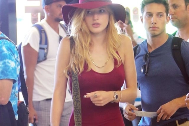 Bella Thorne Smuggles Her Puffy Nipples Onto An Airplane free nude pictures
