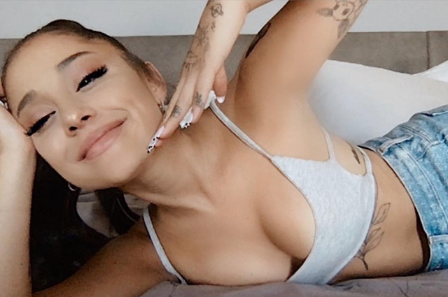 Ariana Grande Cleavage and Tattoos! free nude pictures
