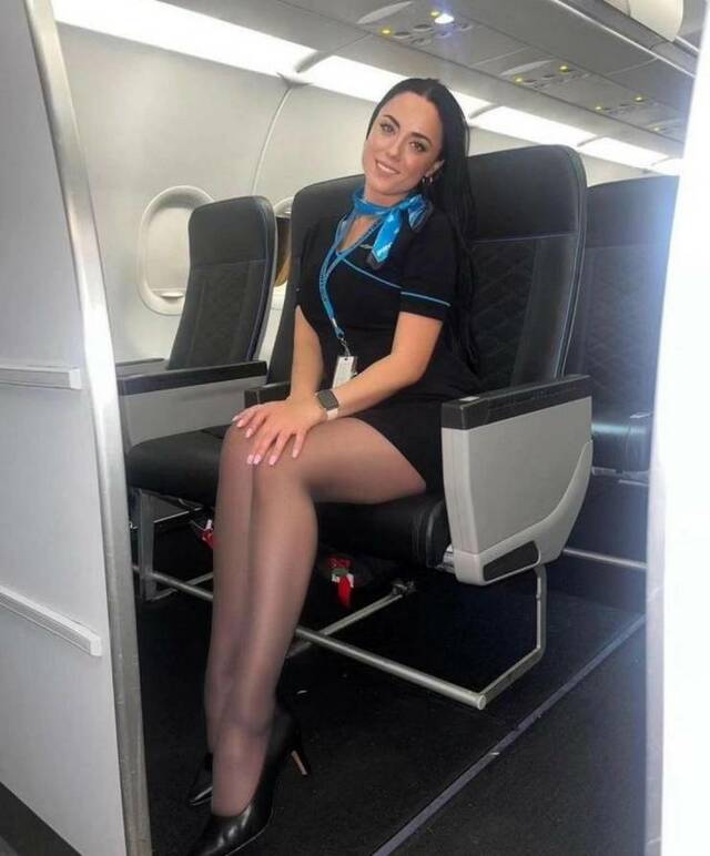 Stunning Flight Attendants Showcased Both In and Out of Uniform free nude pictures