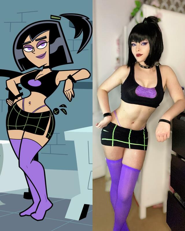 Did a Sam cosplay from Danny Phantom! Do you remember this show? [@heyitsxen] free nude pictures