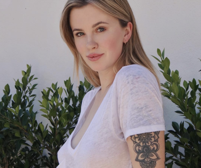 Ireland Baldwin Nipple Hint In A Slightly See-Through White T-Shirt free nude pictures