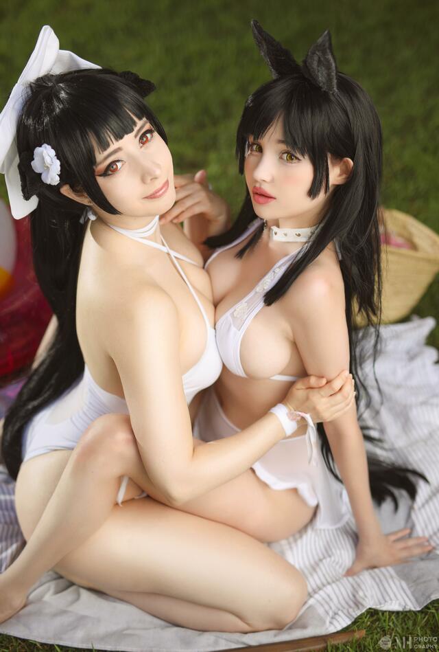 Atago and Takao from Azur Lane by Hidori Rose and Mikomi Hokina free nude pictures