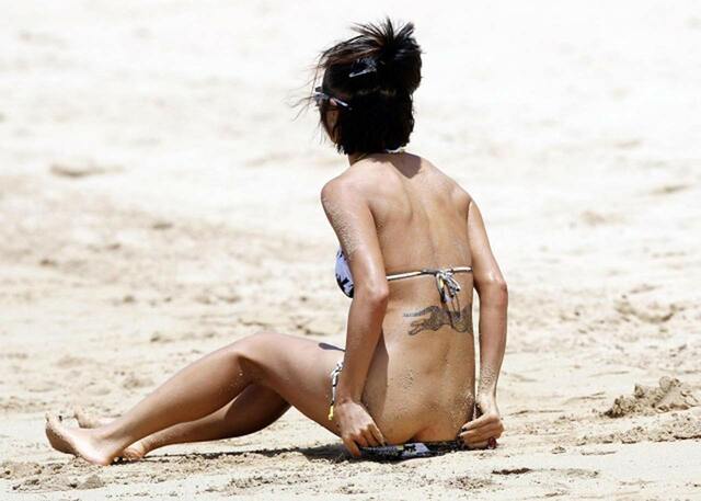 Actress Bai Ling Flashes her Nipples on the Beach in Hawaii - Scandal Planet free nude pictures