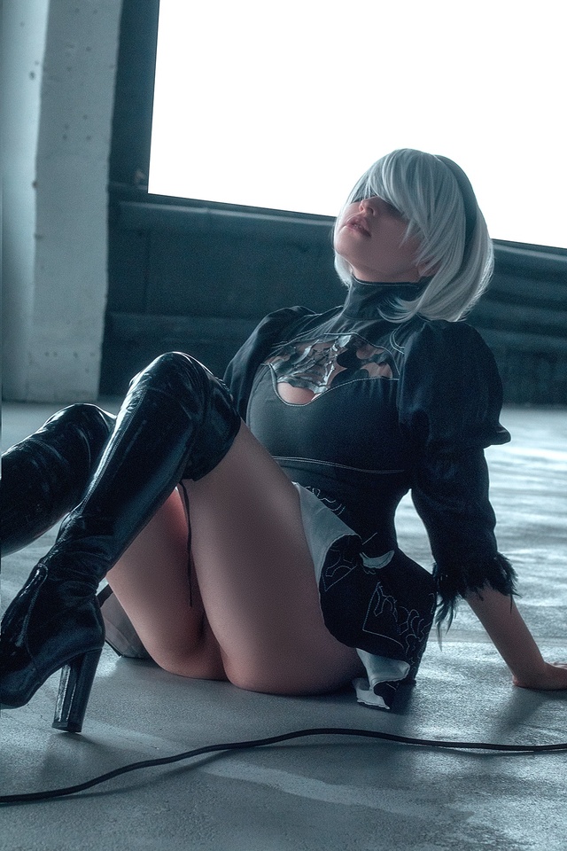 Cosplay 2B from NieR Automata by MimaCosplay free nude pictures