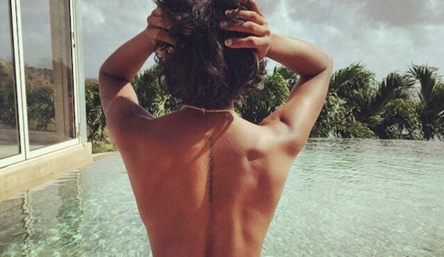 Rihanna Teasing Toplessness from Barbados! free nude pictures