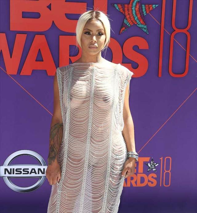 Alexis Skyy in only Panties & See Through Gown at BET Awards free nude pictures