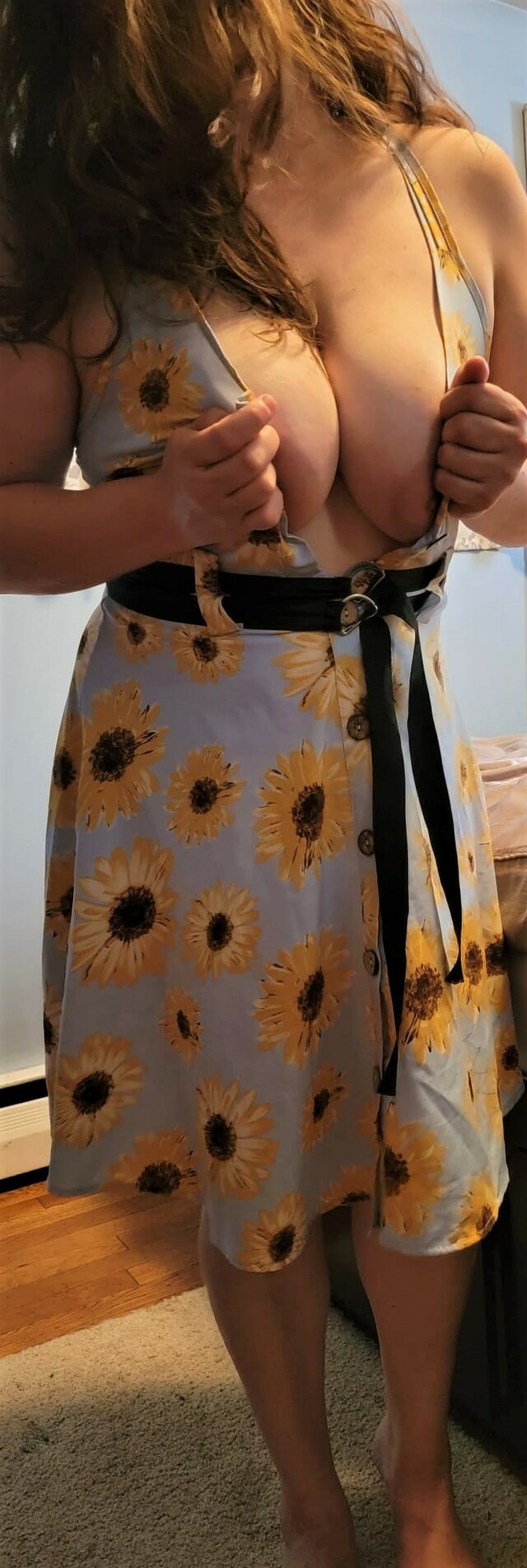Sundresses are too sheer to hold these [f]unbags back. free nude pictures